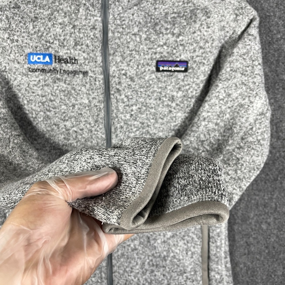 Patagonia Better Sweater Full Zip Fleece Jacket Grey Heather Womens Size Small - Picture 3 of 9